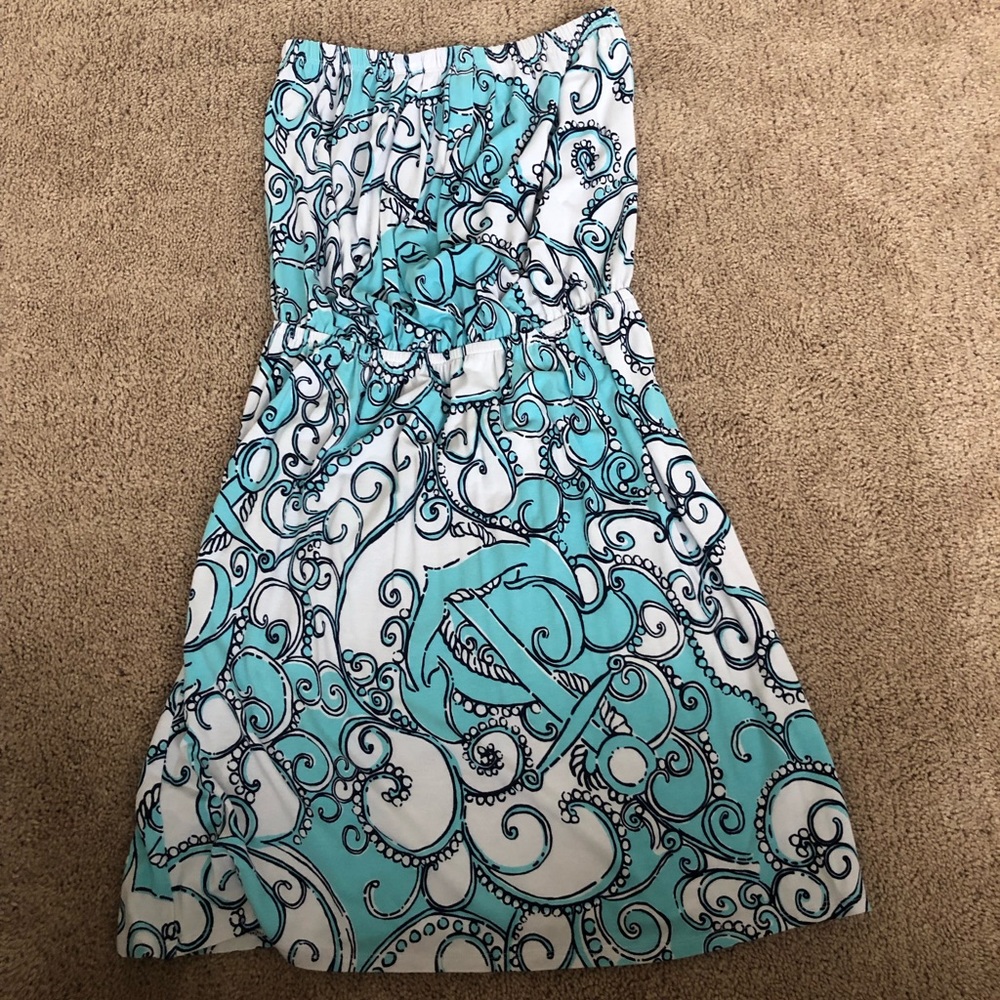 Lily Pulitzer strapless dress